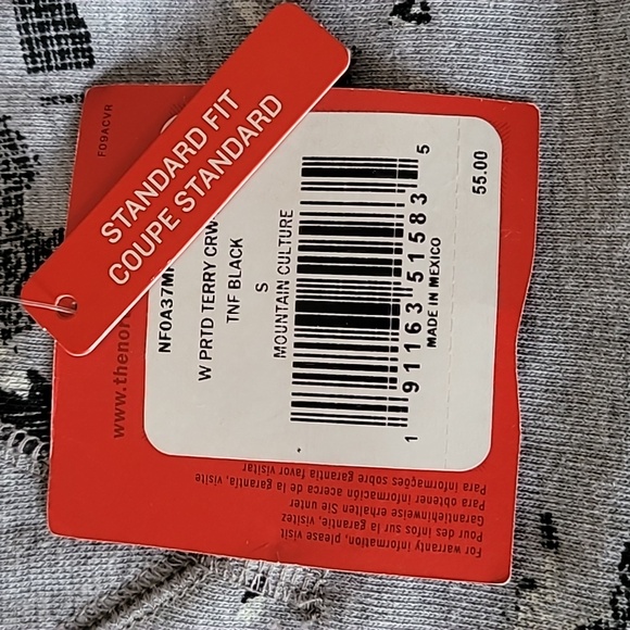 The North Face Women's French Terry Crew Neck Sweatshirt - Picture 4 of 6